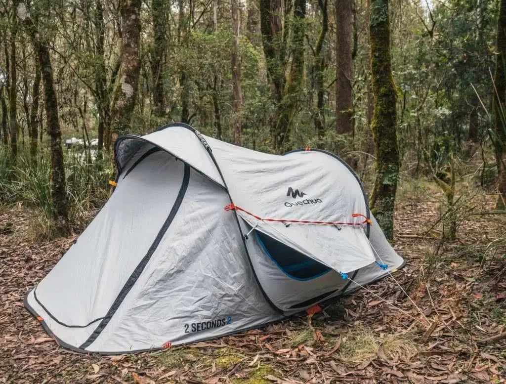quechua wurfzelt 2 seconds easy 3 packed in blue mountains 2025