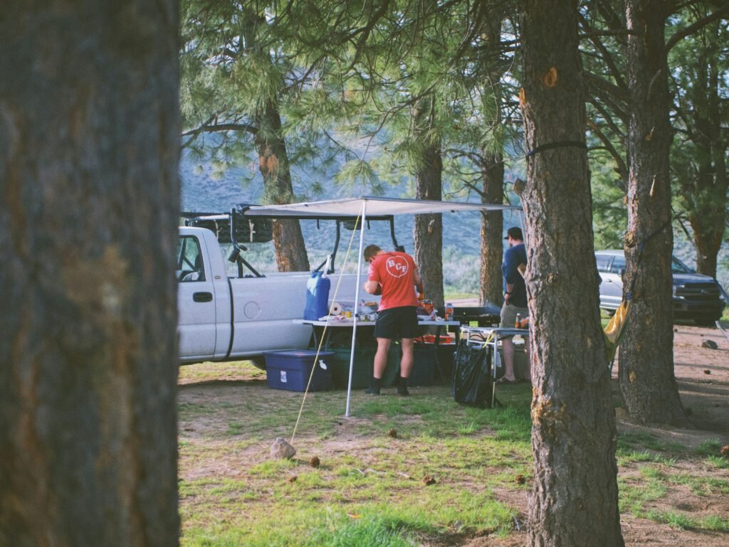choose campsite Europe near town