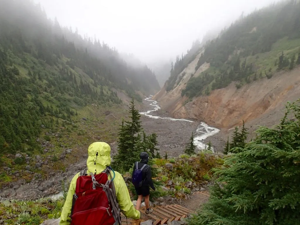 hiking in rain without jacket in lake district 2025
