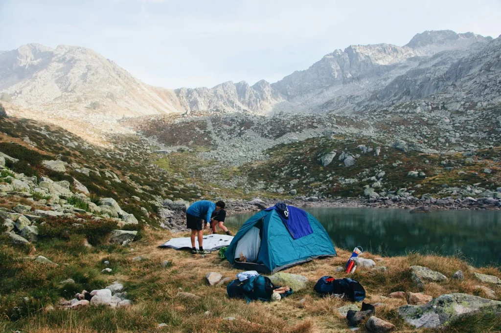 struggling with tent setup in pyrenees 2025