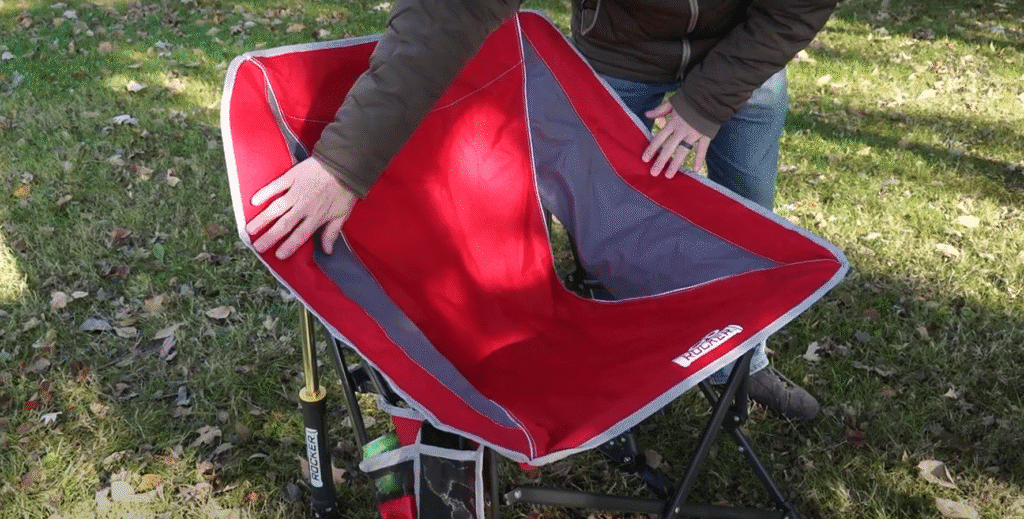 A front view of the GCI Outdoor MaxRelax Pod Rocker